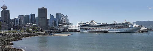 Golden Princess Eclipsing Seabourn Sojourn