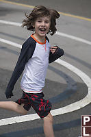 Marcus Running In Water Park