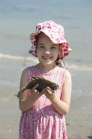 Claira With Stary Flounder