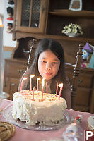 Claira Blowing Out Candles