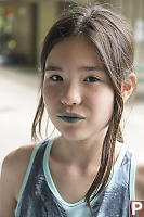 Nara With Blue Lips