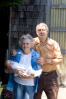 Grandparents By Pond