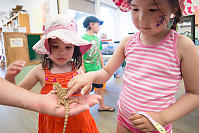 Nara Touching Bearded Dragon