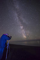Spotting Scope With Meteors