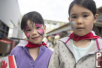 Nara And Claira With Face Paint
