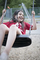 Claira On Swing