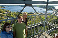 Standing On Lookout Tower