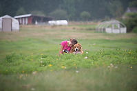 Kayla And Smudge In The Field