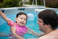 Nara In The Pool