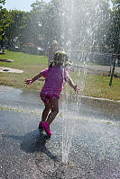 Running Away From Large Fountain