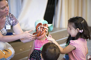 Nara Touching ACorn Snake