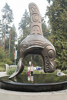 Reflected Under Statue