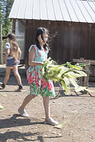 Claira With Corn Husks