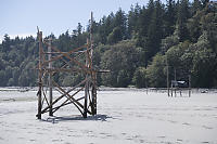 Beach Towers In Sand