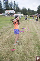 Claira Doing Hula Hoop
