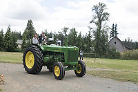 Kayla Driving Tractor