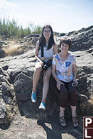 Nara With Grandma On Mount Douglas