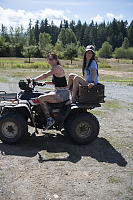 Nara Riding On ATV