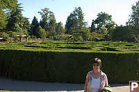 Mom In Front Of Maze