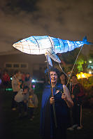 Woman With AMoving Whale