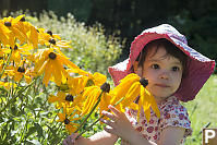 Claira With Brown Eyed Susans