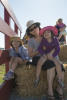 Nara Claira And Helen On Hay Ride