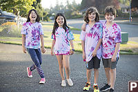 Kids With Their New Tie Dyed Shirts