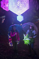 Kids Under Geometrics Lanterns