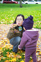 Helen Blowing Bubbles