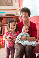 Grandma And Her Two Granddaughters