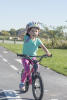 Nara Holding Her Helmet While Riding