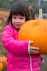 Claira With Big Pumpkin