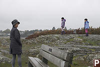 Walking On Rocks At Cattle Point