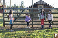 Kids Near Hen House