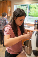 Mixing Sugar And Eggs