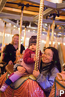 Nara And Helen On Carousel