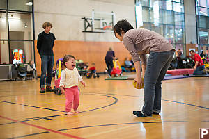 Claira And Mom Playing Pass Hg