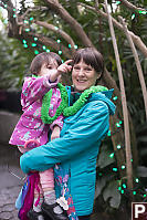 Grandma And Claira At The Conservatory