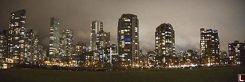 Walking Across Park Pano