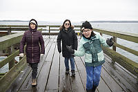 Portrait On Pier