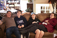 Williams Family On Couch