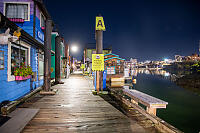 Brightly Lit Wharf