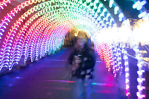 Claira Moving With Lights