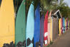 Surfboard Wall From Side