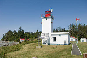 Pultney Point Lighthouse With Fog Horns