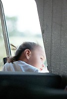 Girl on Bus