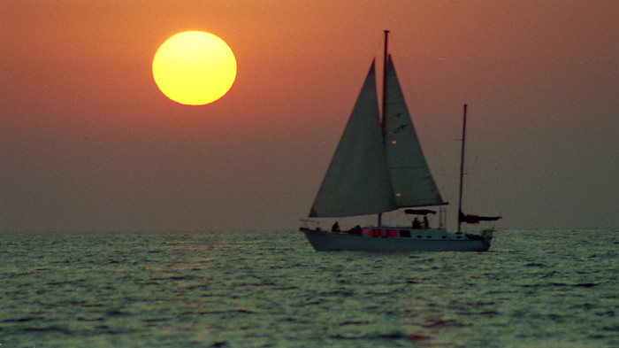 Sailboat With Sunset