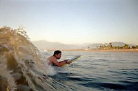 Wyatt on Bogey Board