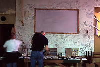 Signing the Wall in the Museum