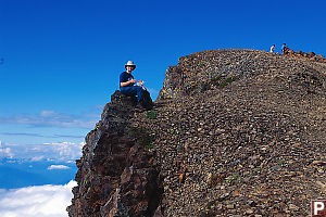 Eating Lunch Cliff Side